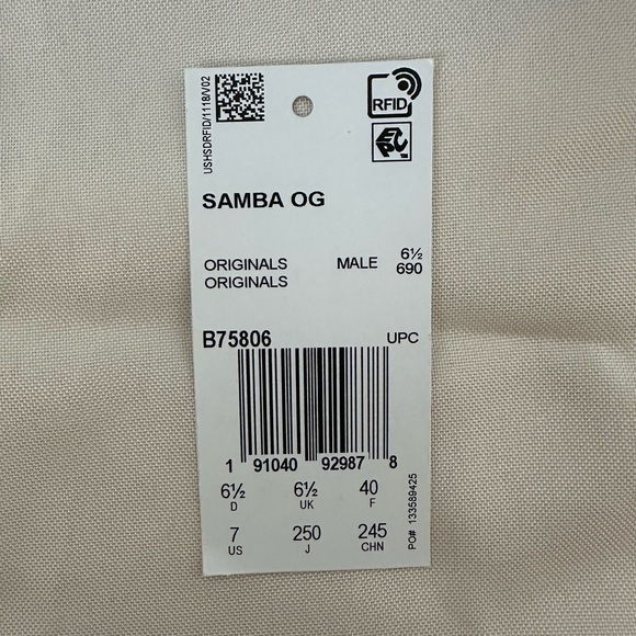 SOLD Adidas Sambas OG - Picture 3 of 5